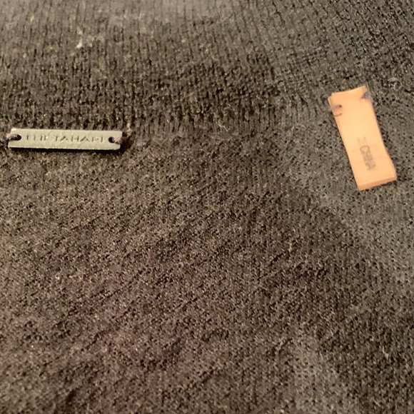 $25 CASHMERE Sleevless Tahari Black Turtle Neck - Picture 6 of 8